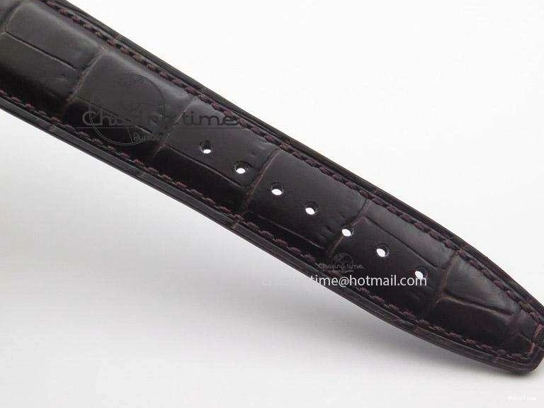 MIROTIME 0316 Affordable Ingeniuer St.Laurens SS Brown Dial MK 1:1 Best Edition On Black Leather Strap A 7365